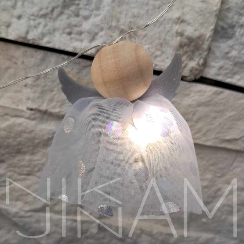 Andělská křídla k našití, šíře 4cm