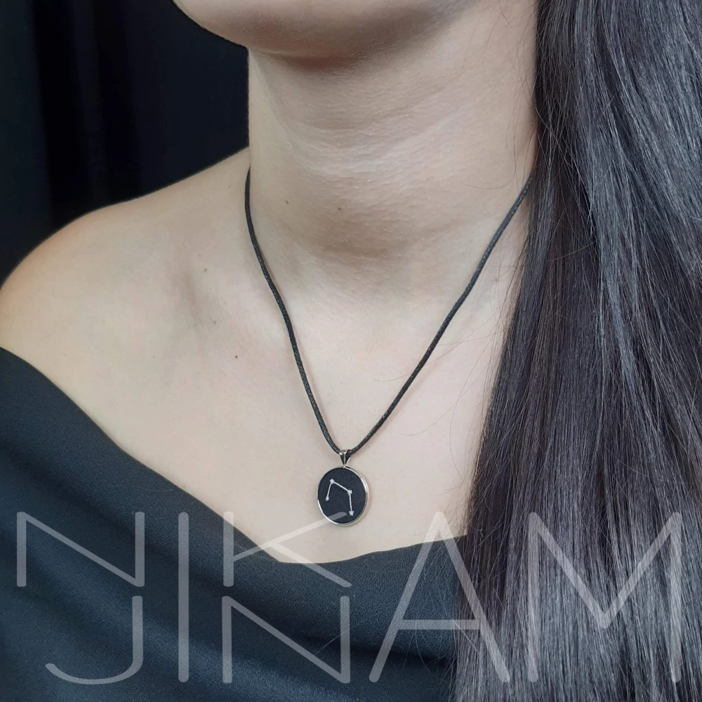 Vyšívané souhvězdí VÁHY, svítící ve tmě 