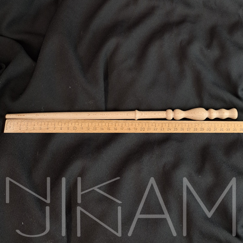 Kouzelnická hůlka dřevěná, krátká - bez povrchové úpravy