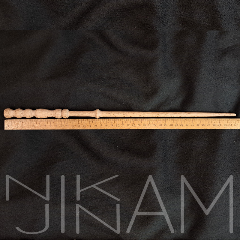 Kouzelnická hůlka dřevěná, dlouhá - bez povrchové úpravy