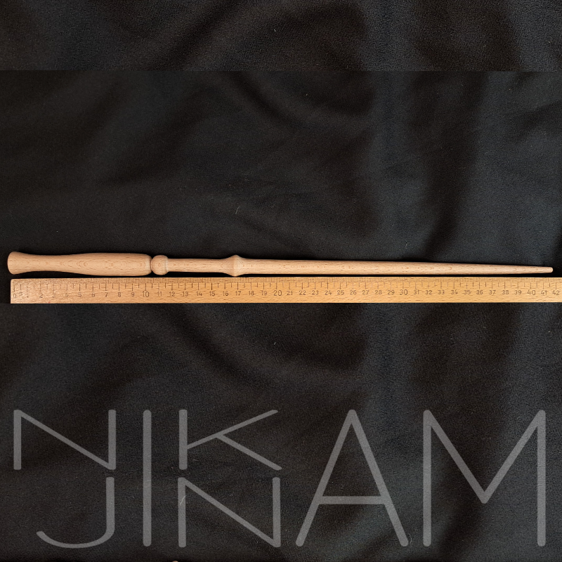 Kouzelnická hůlka dřevěná, dlouhá - bez povrchové úpravy