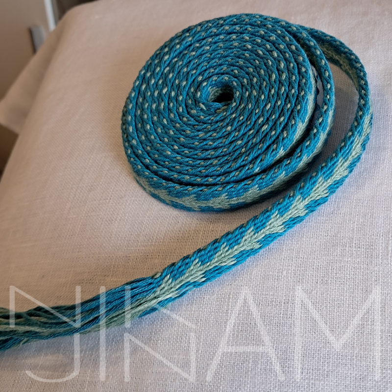 Karetka šipky modrozelené 178 cm