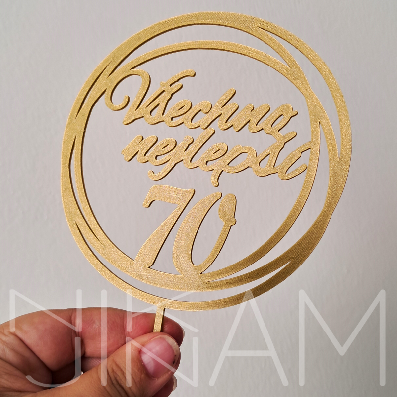 Všechno nejlepší a číslice v kruhu