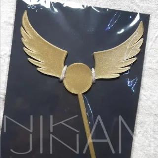 Dortový zápich Zlatonka Harry Potter