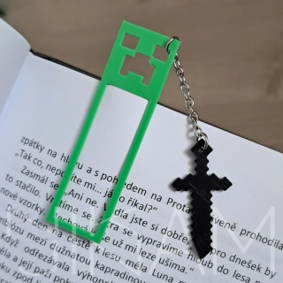 Záložka do knihy Minecraft