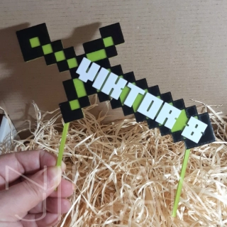 Pixelový meč se jménem